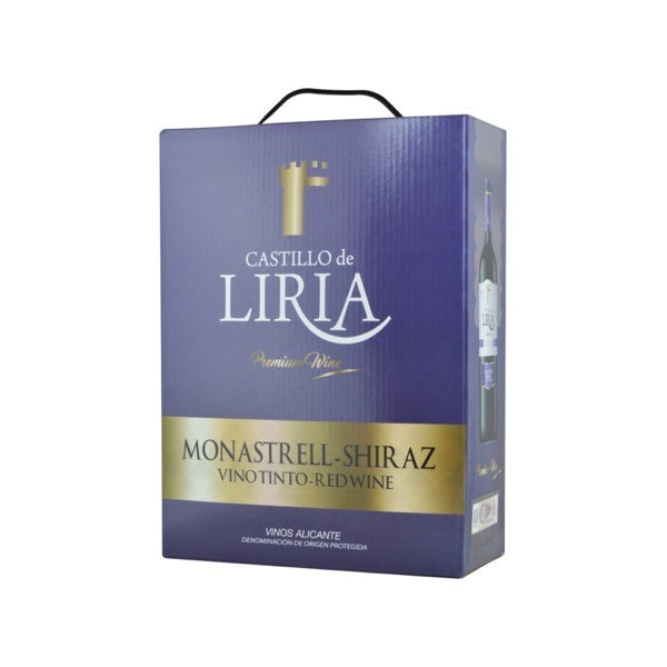 WINO HISZPAŃSKIE CASTILLO DE LIRIA TINTO CZERWONE WYTRAWNE 3L BIB