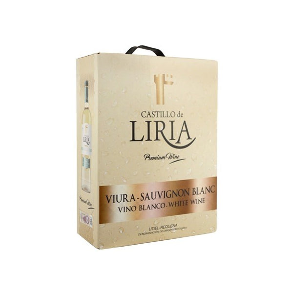 WINO HISZPAŃSKIE CASTILLO DE LIRIA BLANCO DOP UTIEL-REQUENA BIAŁE WYTRAWNE 3L BIB