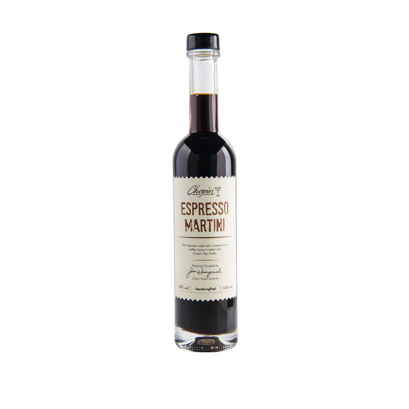 GOTOWY DRINK CHOPIN SIGNATURE COCKTAILS ESPRESSO MARTINI 18% 0,2L