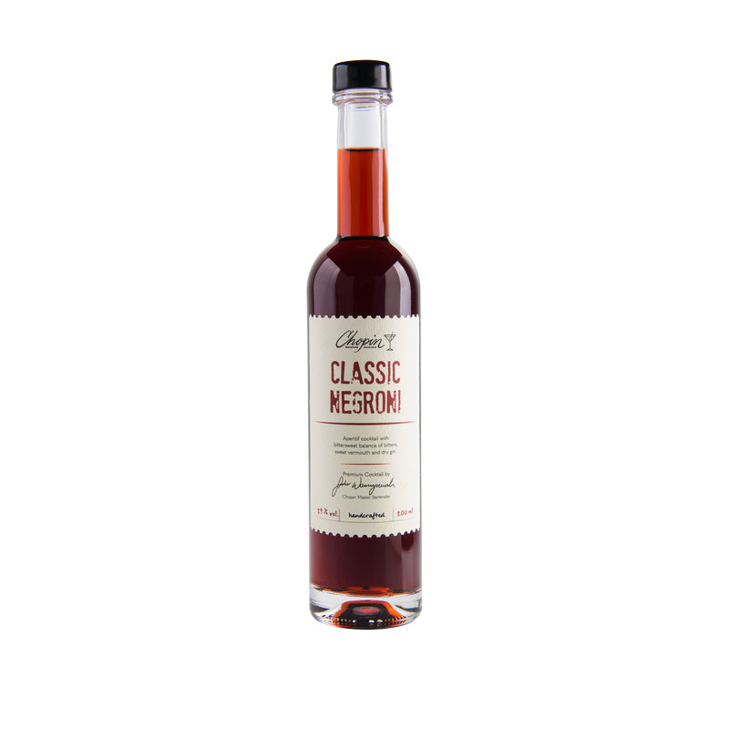 GOTOWY DRINK CHOPIN SIGNATURE COCKTAILS CLASSIC NEGRONI 29% 0,2L