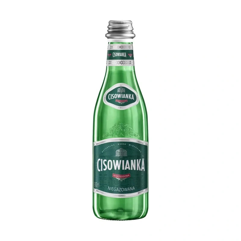 WODA CISOWIANKA NIEGAZOWANA 0,3L BUTELKA SZKLANA