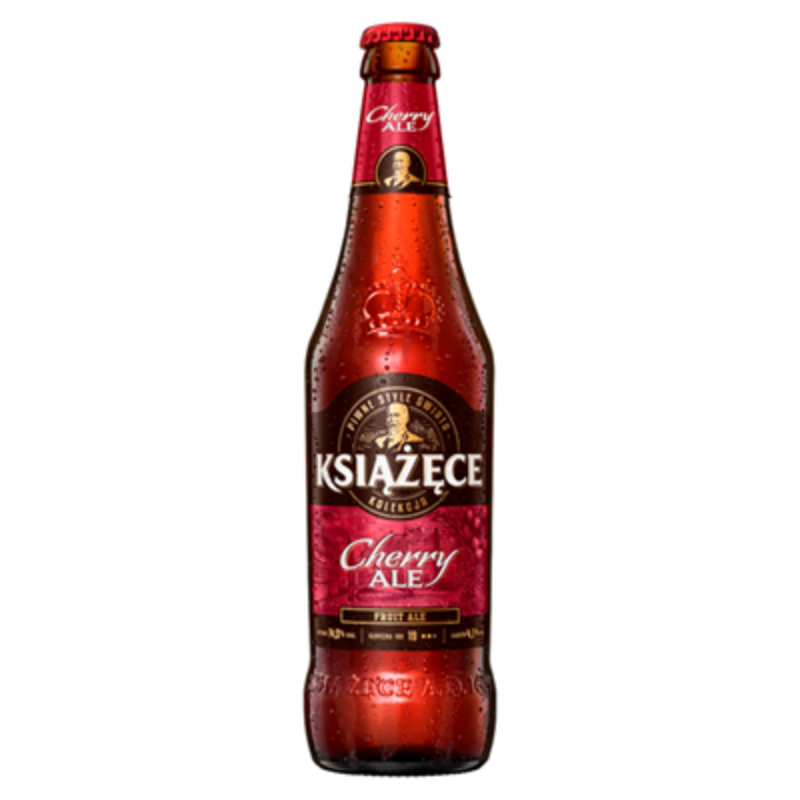 PIWO KSIĄŻĘCE CHERRY ALE 4,1% 0,5L BUTELKA