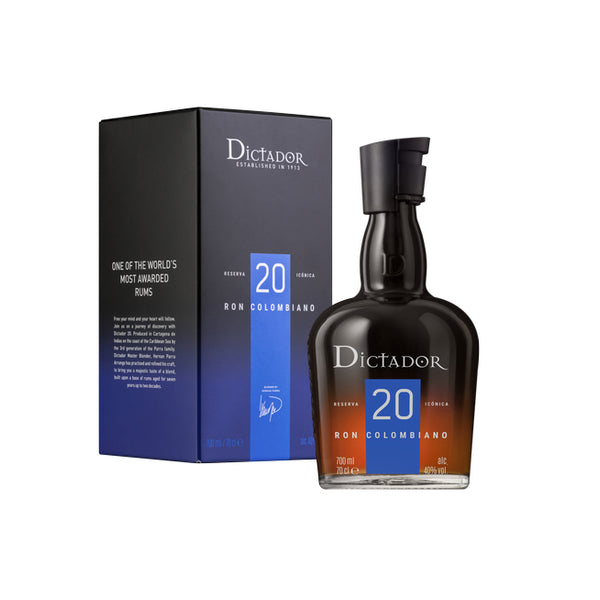 RUM DICTADOR 20YO 40% 0,7L W KARTONIKU