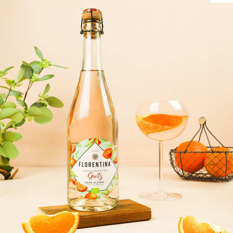 NAPÓJ BEZALKOHOLOWY BIO FLORENTINA ROSE VIRGIN SPARKLING SPRITZ 0% 0,75L