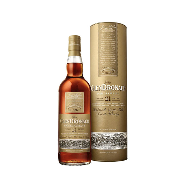 WHISKY SZKOCKA GLENDRONACH PARLIAMENT 21YO 48% 0,7L W TUBIE