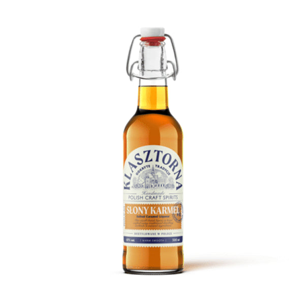 WÓDKA SMAKOWA KLASZTORNA SŁONY KARMEL 40% 0,5L