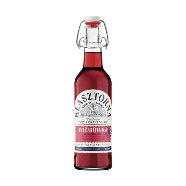 WÓDKA SMAKOWA KLASZTORNA WIŚNIÓWKA 40% 0,5L