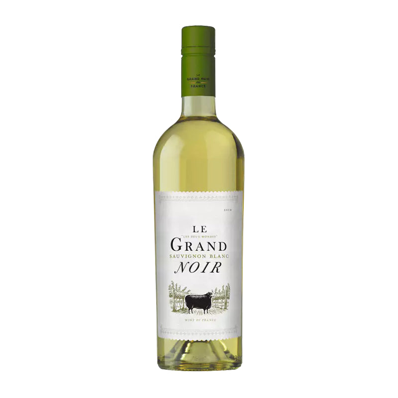 WINO FRANCUSKIE LE GRAND NOIR IGP PAYS D’OC SAUVIGNON BLANC BIAŁE WYTRAWNE 12,5% 0,75L