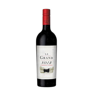 WINO FRANCUSKIE LE GRAND NOIR CABERNET SAUVIGNON & SYRAH CZERWONE WYTRAWNE 13,5% 0,75L