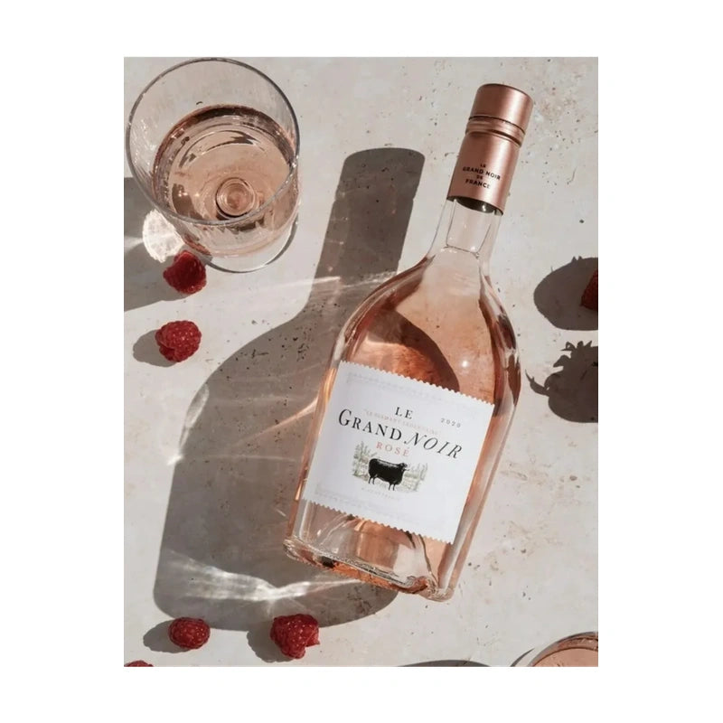 WINO FRANCUSKIE LE GRAND NOIR IGP PAYS D'OC ROSE RÓŻOWE WYTRAWNE 12,5% 0,75L