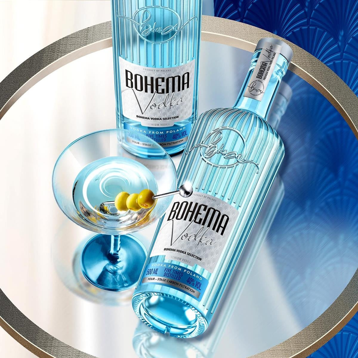 WÓDKA BOHEMA VODKA 40% 0,5L