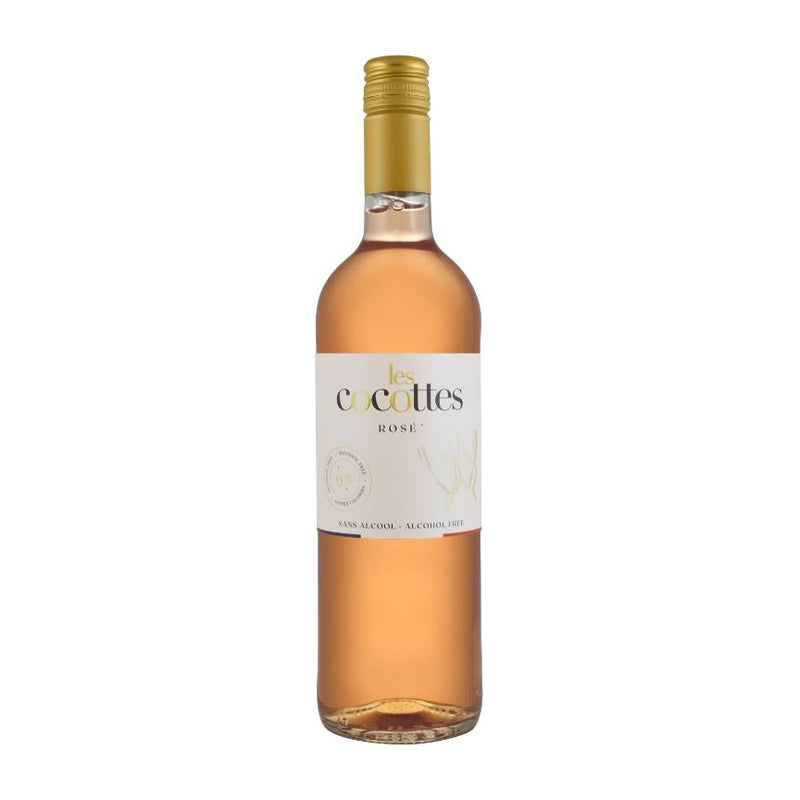 WINO BEZALKOHOLOWE FRANCUSKIE LES COCOTTES ROSÉ RÓŻOWE 0% 0,75L