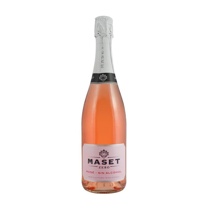 WINO BEZALKOHOLOWE MUSUJĄCE MASET CAVA ZERO ROSE SIN ALCOHOL RÓŻOWE 0% 0,75L