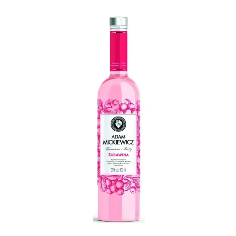 WÓDKA ADAM MICKIEWICZ ŻURAWINA 30% 0,5L