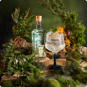 GIN MILLHILL'S GIN LONDON DRY 38% 0,7L + KIELISZEK