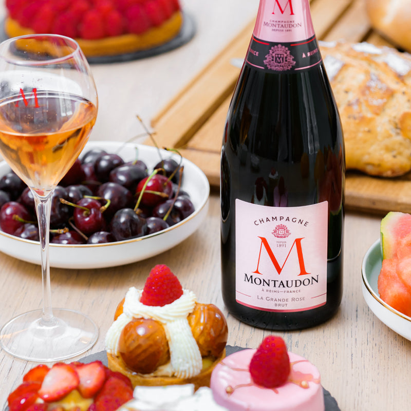 SZAMPAN MONTAUDON BRUT GRANDE ROSE CHAMPAGNE RÓŻOWY 12% 0,75L