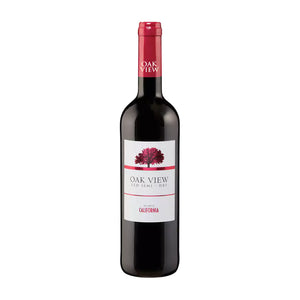 WINO OAK VIEW CALIFORNIA CZERWONE PÓŁWYTRAWNE 12,5% 0,75L