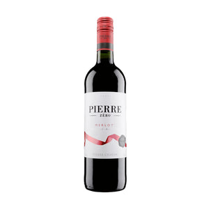 WINO BEZALKOHOLOWE FRANCUSKIE PIERRE ZERO MERLOT CZERWONE 0% 0,75 L