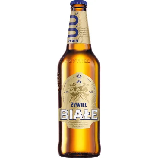 PIWO BEZALKOHOLOWE ŻYWIEC BIAŁE 0% 0,5L BUTELKA