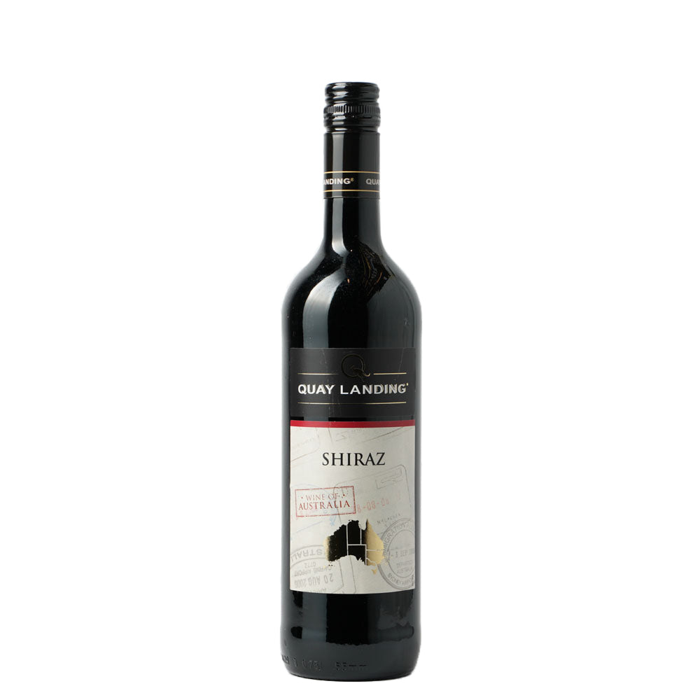 WINO AUSTRALIJSKIE QUAY LANDING SHIRAZ CZERWONE PÓŁWYTRAWNE 13% 0,75L