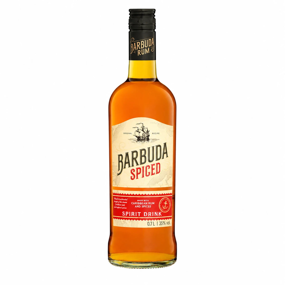RUM BARBUDA SPICED RUM 35% 0,7L