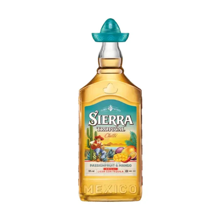 ZESTAW 3 X TEQUILA SIERRA BLANCO 35% 0,7L & 3 X TEQUILA SIERRA TROPICAL CHILLI 18% 0,7L