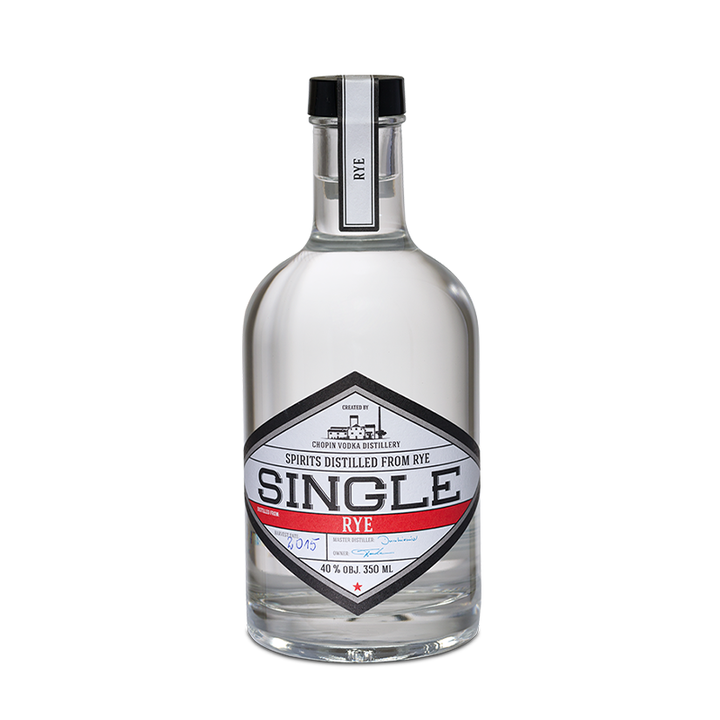 WÓDKA SINGLE RYE 40% 0,35L