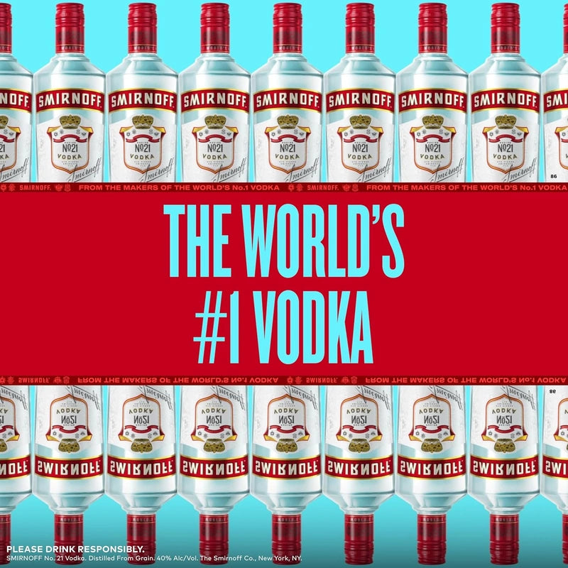 WÓDKA SMIRNOFF NO. 21 RED CZERWONY 37,5% 0,5L