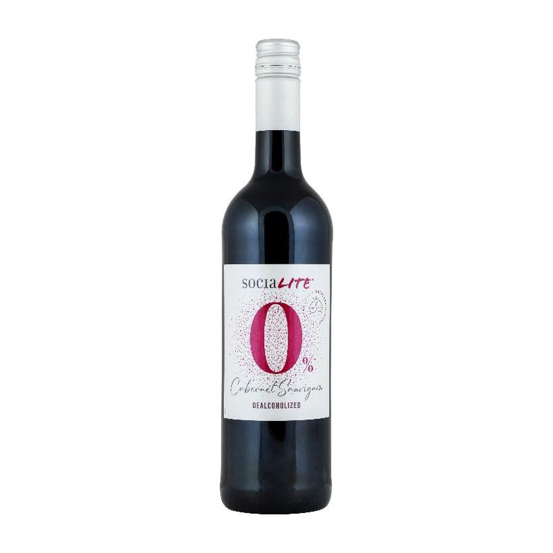 WINO BEZALKOHOLOWE HISZPAŃSKIE SOCIALITE 0 CABERNET SAUVIGNON CZERWONE 0% 0,75L