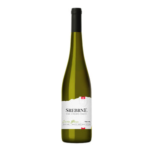 WINO POLSKIE SREBRNE CUVEE BLANC BIAŁE WYTRAWNE 13% 0,75L