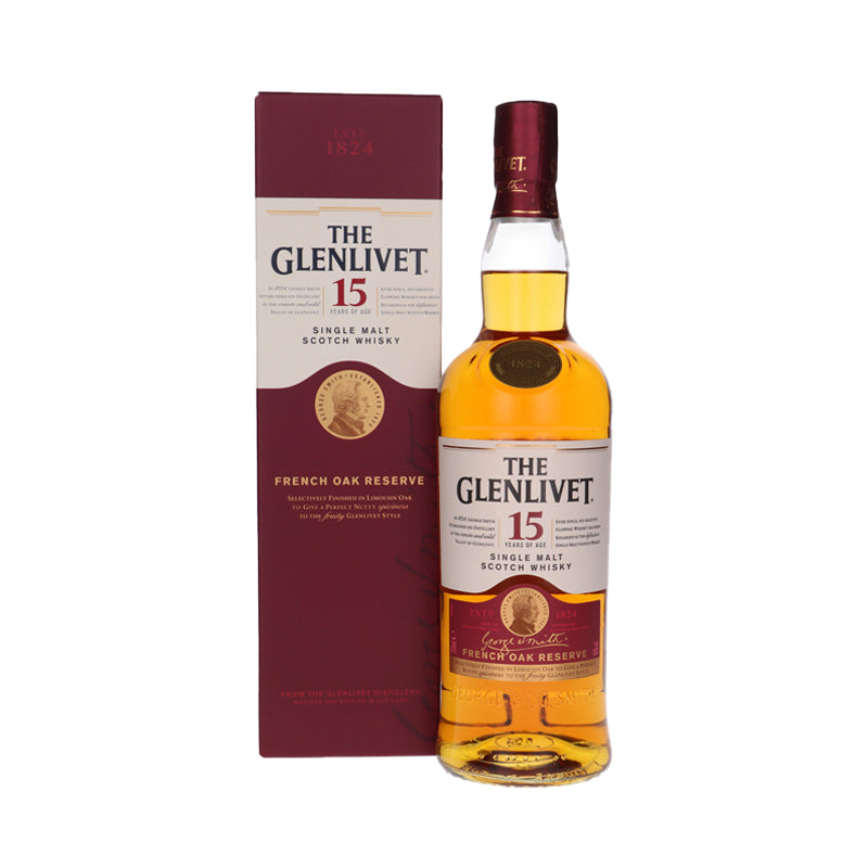 WHISKY SZKOCKA GLENLIVET 15YO 40% 0,7L W KARTONIKU