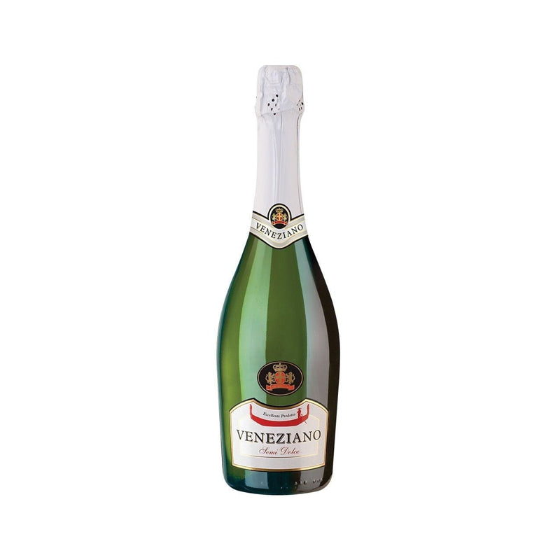 WINO MUSUJĄCE VENEZIANO SPUMANTE BIAŁE PÓŁSŁODKIE 10% 0,75L