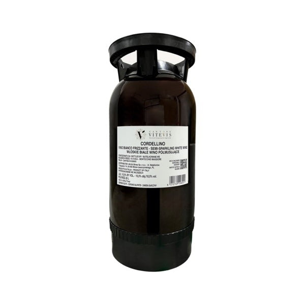 WINO WŁOSKIE MUSUJĄCE CORDELLINO BIANCO FRIZZANTE S-VALVE BIAŁE 20L KEG