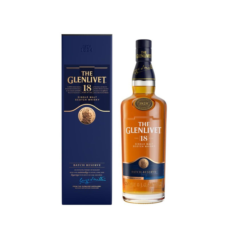 WHISKY SZKOCKA GLENLIVET 18YO 40% 0,7L W KARTONIKU