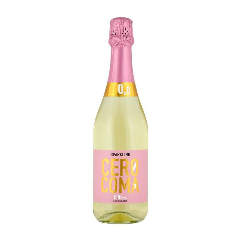 WINO BEZALKOHOLOWE MUSUJĄCE CERO COMA SPARKLING 0% BIAŁE 0,75L