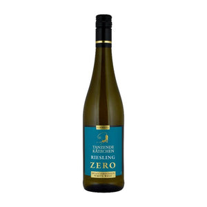WINO BEZALKOHOLOWE NIEMIECKIE TANZENDE KÄTZCHEN RIESLING ZERO BIAŁE 0% 0,75L