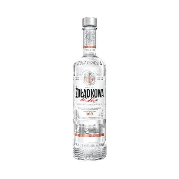 WÓDKA ZÓŁĄDKOWA GORZKA CZYSTA DE LUXE 40% 0,5L