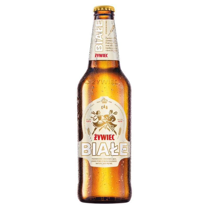 PIWO ŻYWIEC BIAŁE 4,9% 0,5L BUTELKA